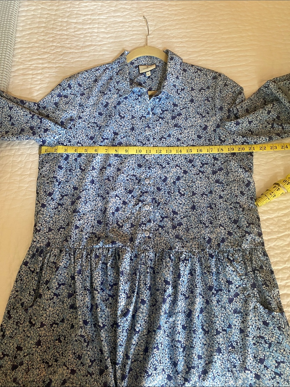 Tuckernuck Blue Floral Button-Front Dress - Picture 7 of 8